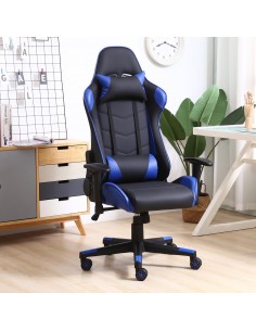 Sillón gamer SOMOS azul