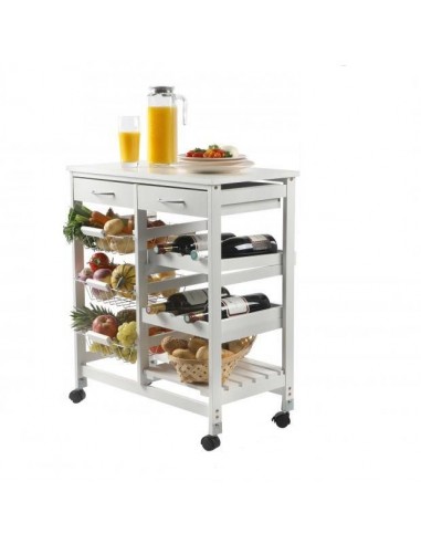 Carro COCINA doble blanco