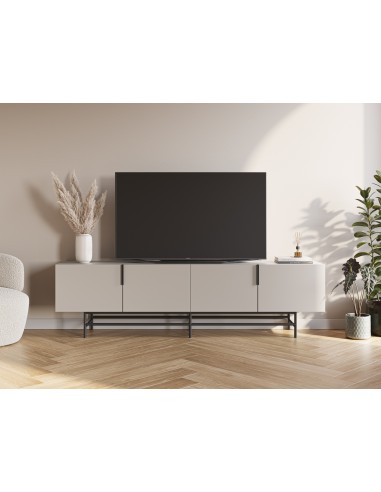 Mueble tv ELDIA 4p crema